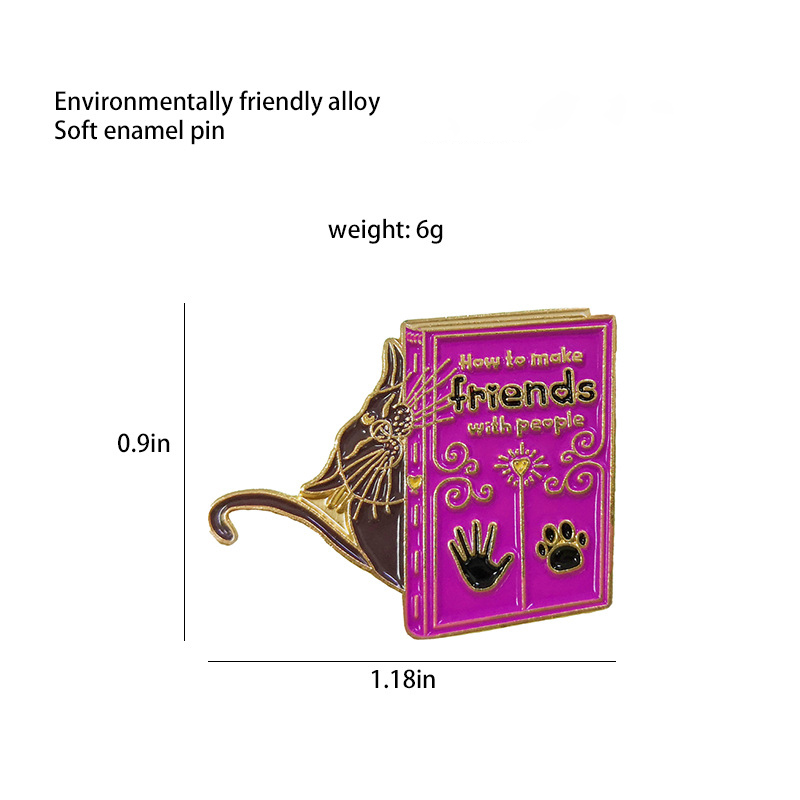 Die Katzen Bücher Pin