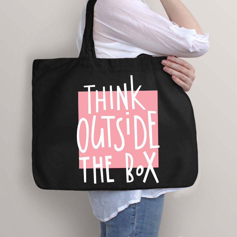 Anders denken Lehrer Tragetasche mit Reißverschluss