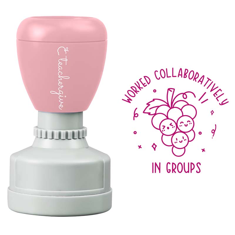 Worked Collaboratively Stamp