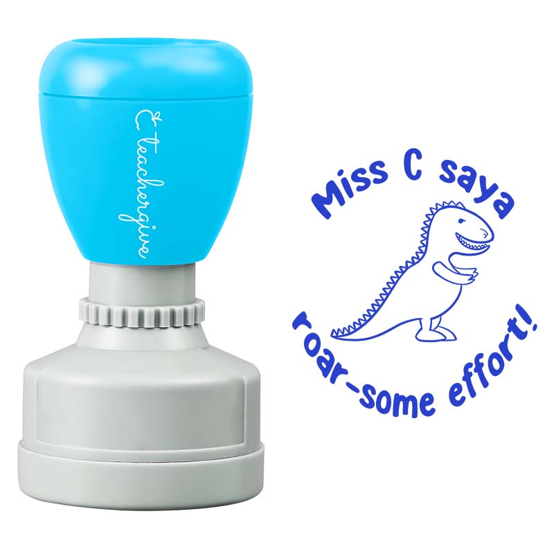 Personalized  Roar-some Effort Teacher Stamp