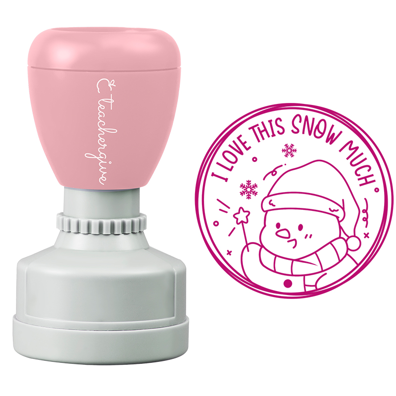I Love This Snow Much Teacher Stamp