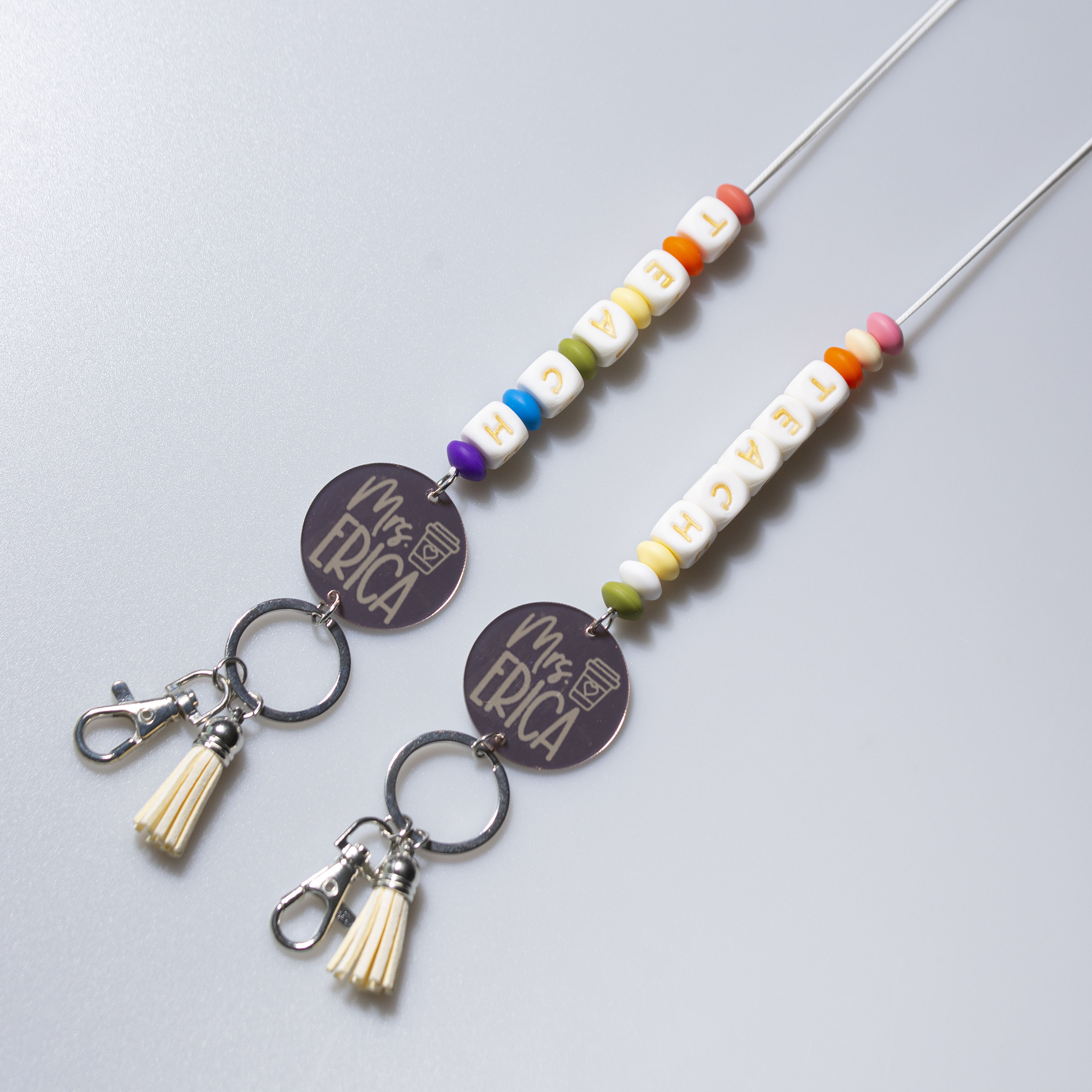 Personalized Teach Letter Lanyard