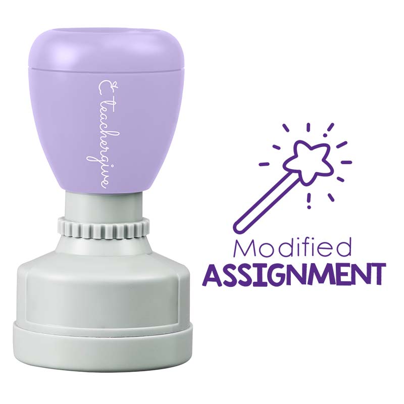 Modified Assignment Teacher Stamp