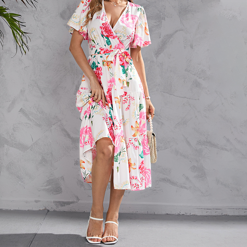 Sea Of Flowers Multicolor Dress