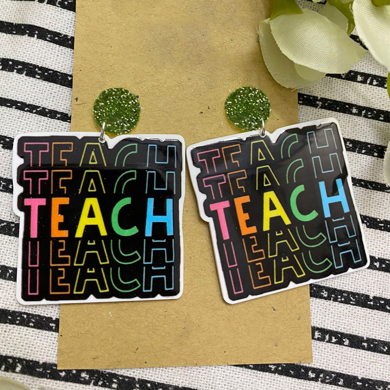 Teach Earrings