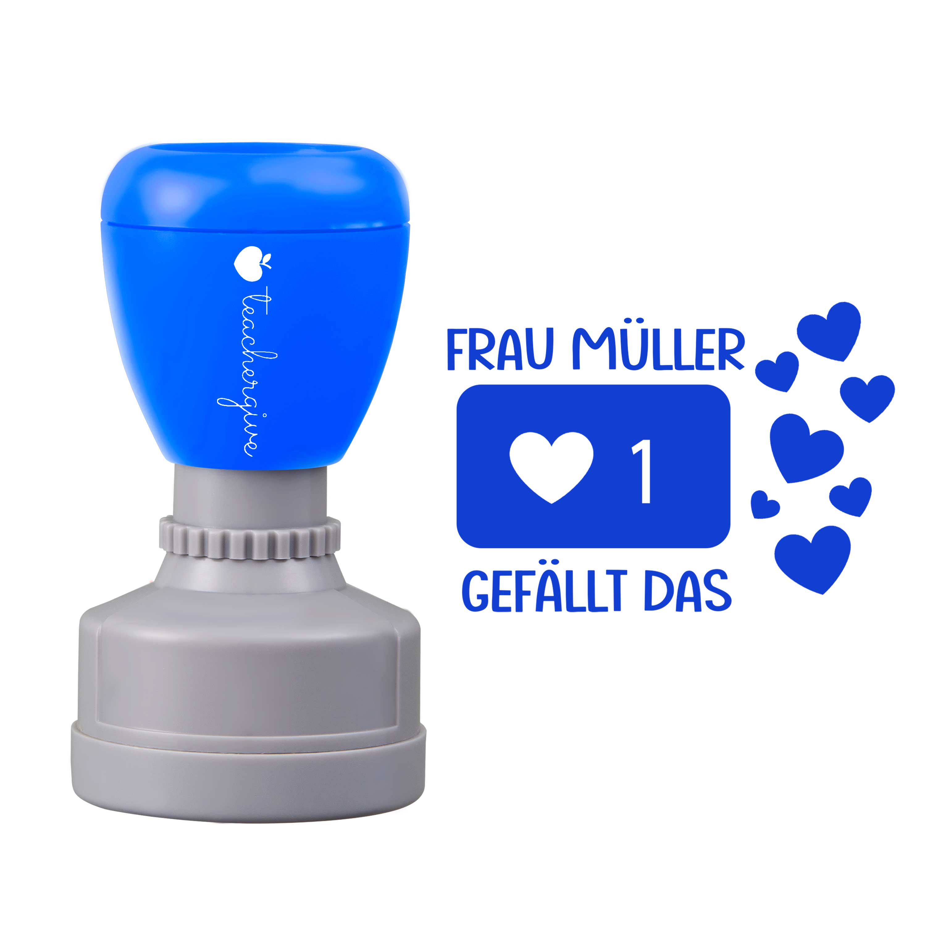 Personalisiert Name gefällt das Lehrer Stempel