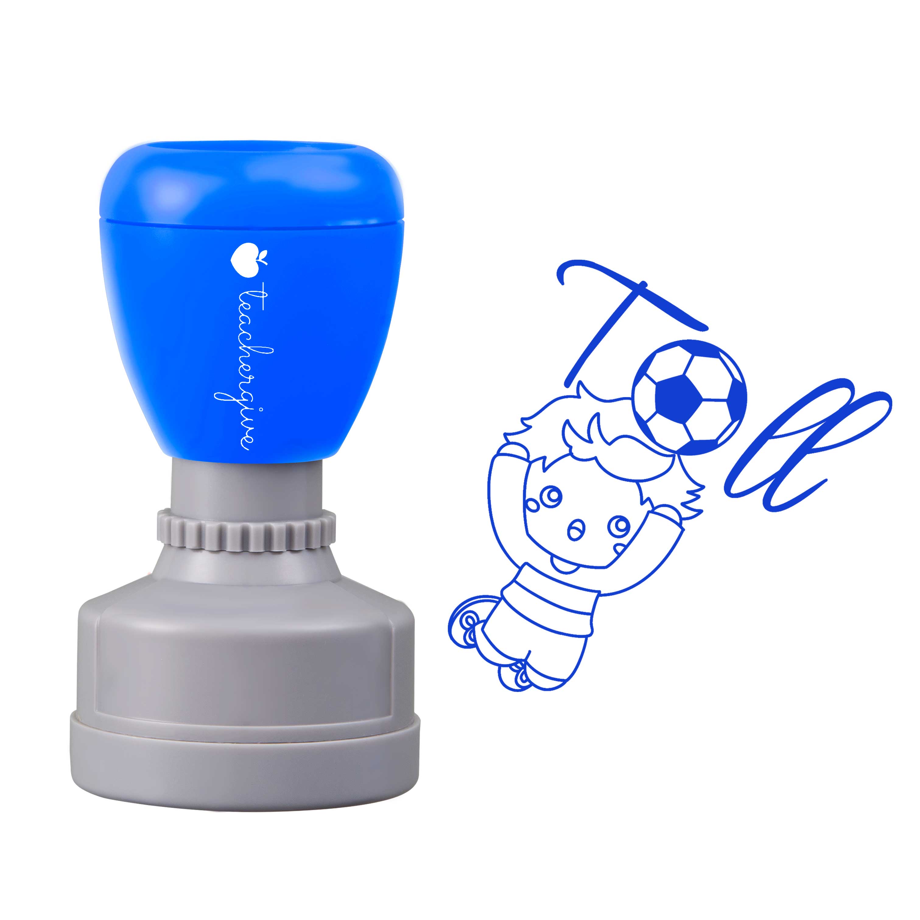 Toll Fußball Lehrer Stempel