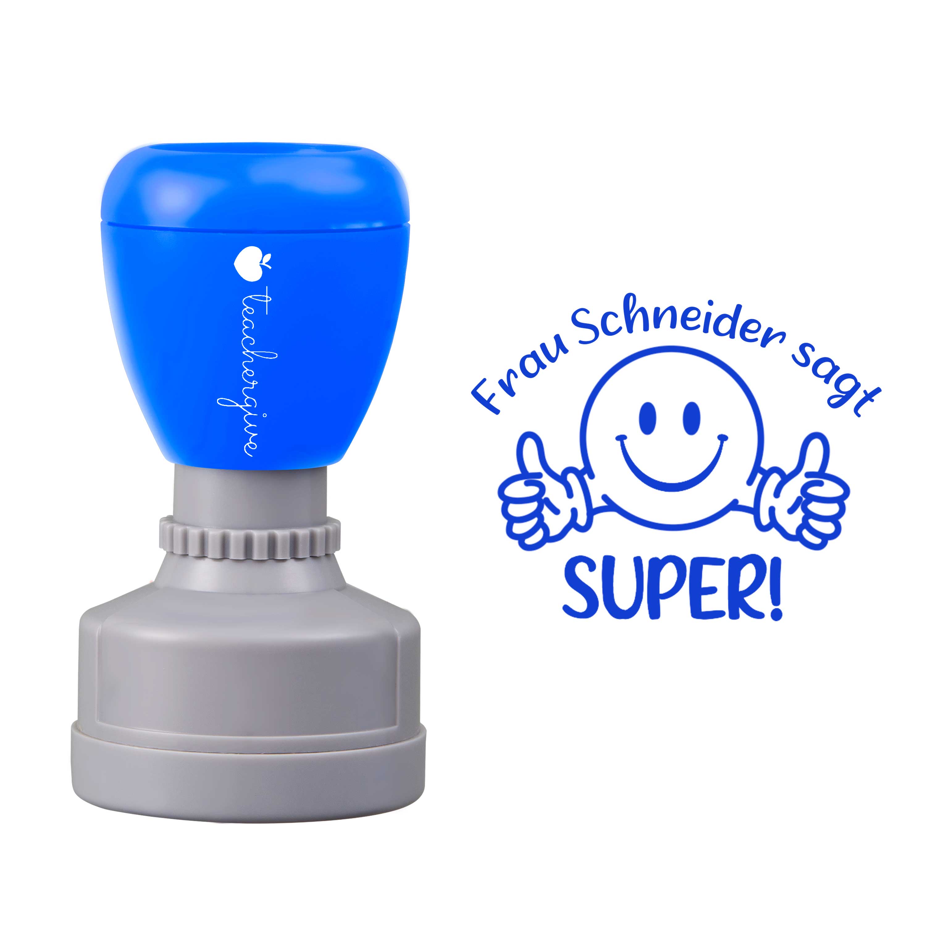 Personalisiert Die Lehrerin Sagt Super Lehrer Stempel