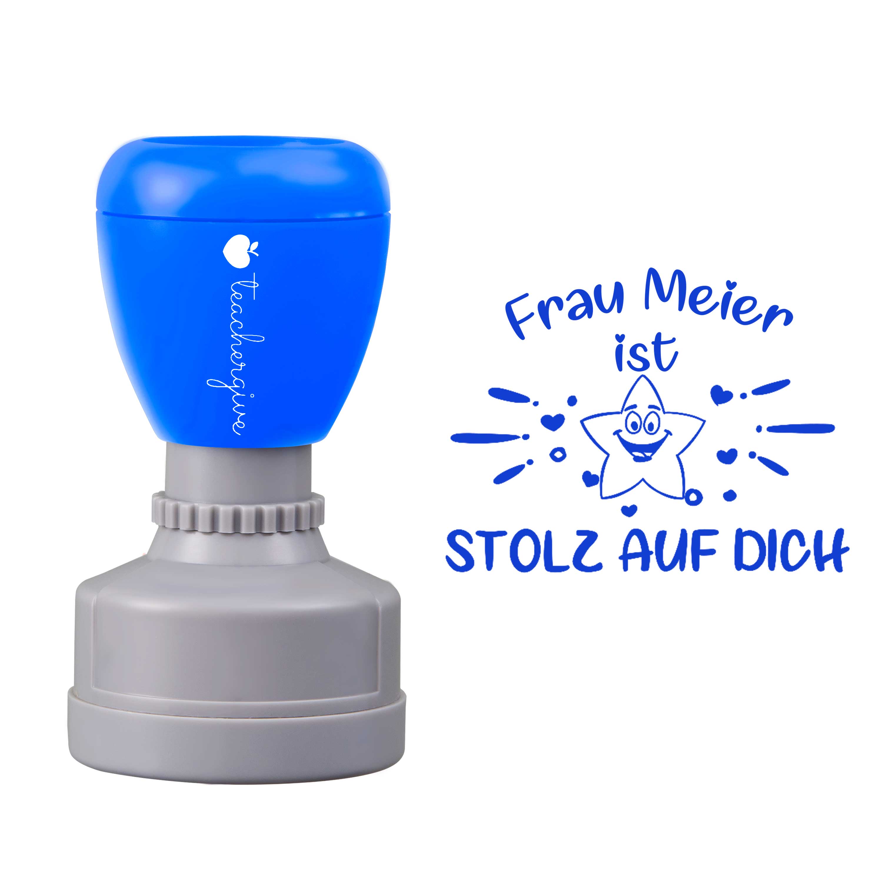 Personalisiert Stolz Auf Dich Lehrer Stempel