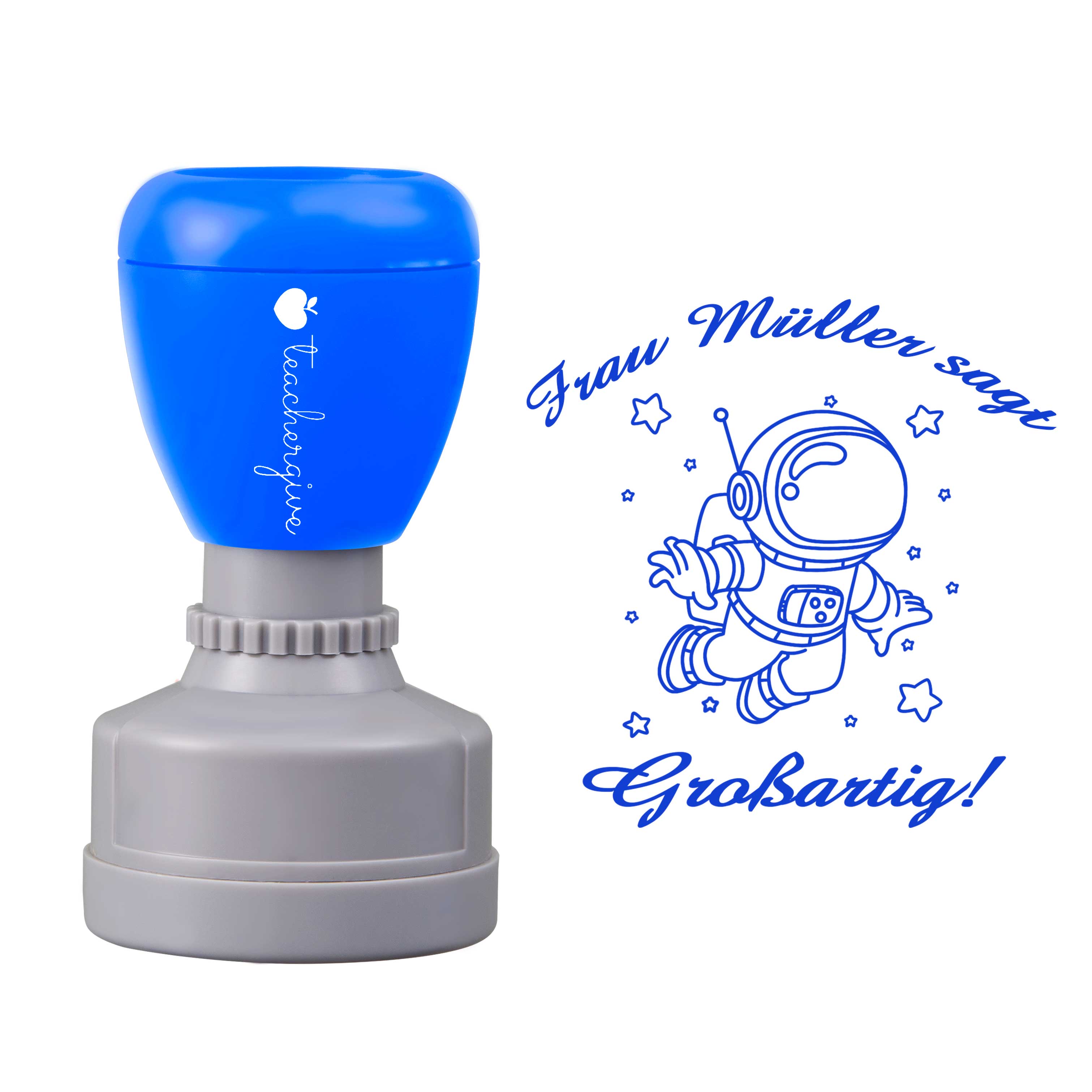 Personalisiert Name Sagt Großartig Lehrer Stempel