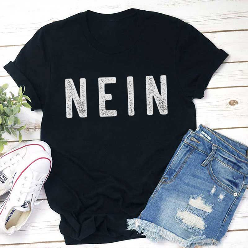 NEIN Lehrer T-Shirt
