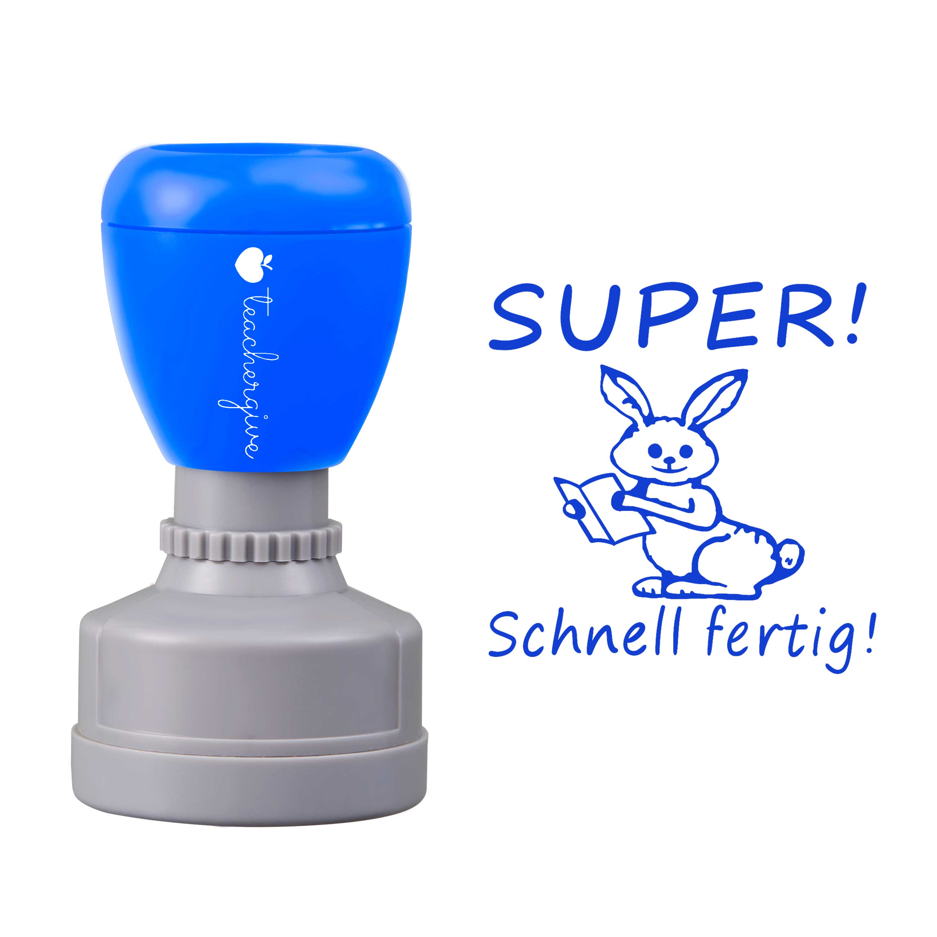 Super Schnell Fertig Lehrer Stempel
