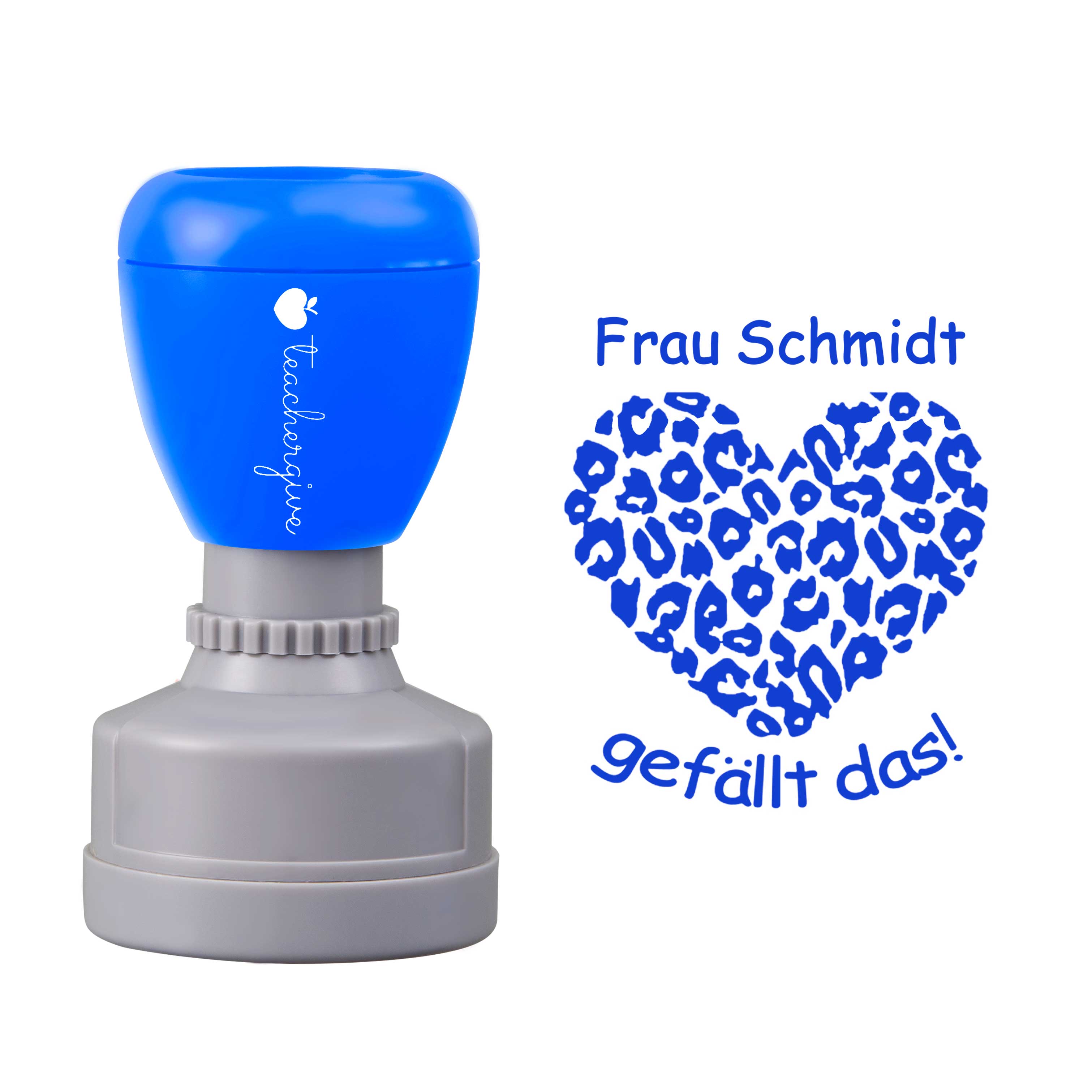 Personalisiert Die Lehrerin Gefällt Das Lehrer Stempel