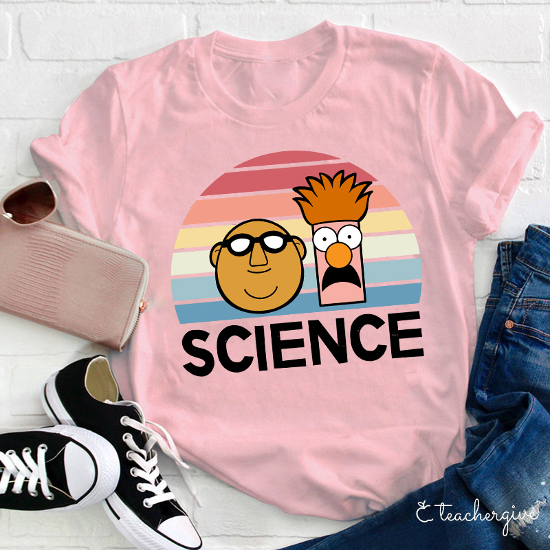 Bunsen And Beaker Science Teacher T-Shirt