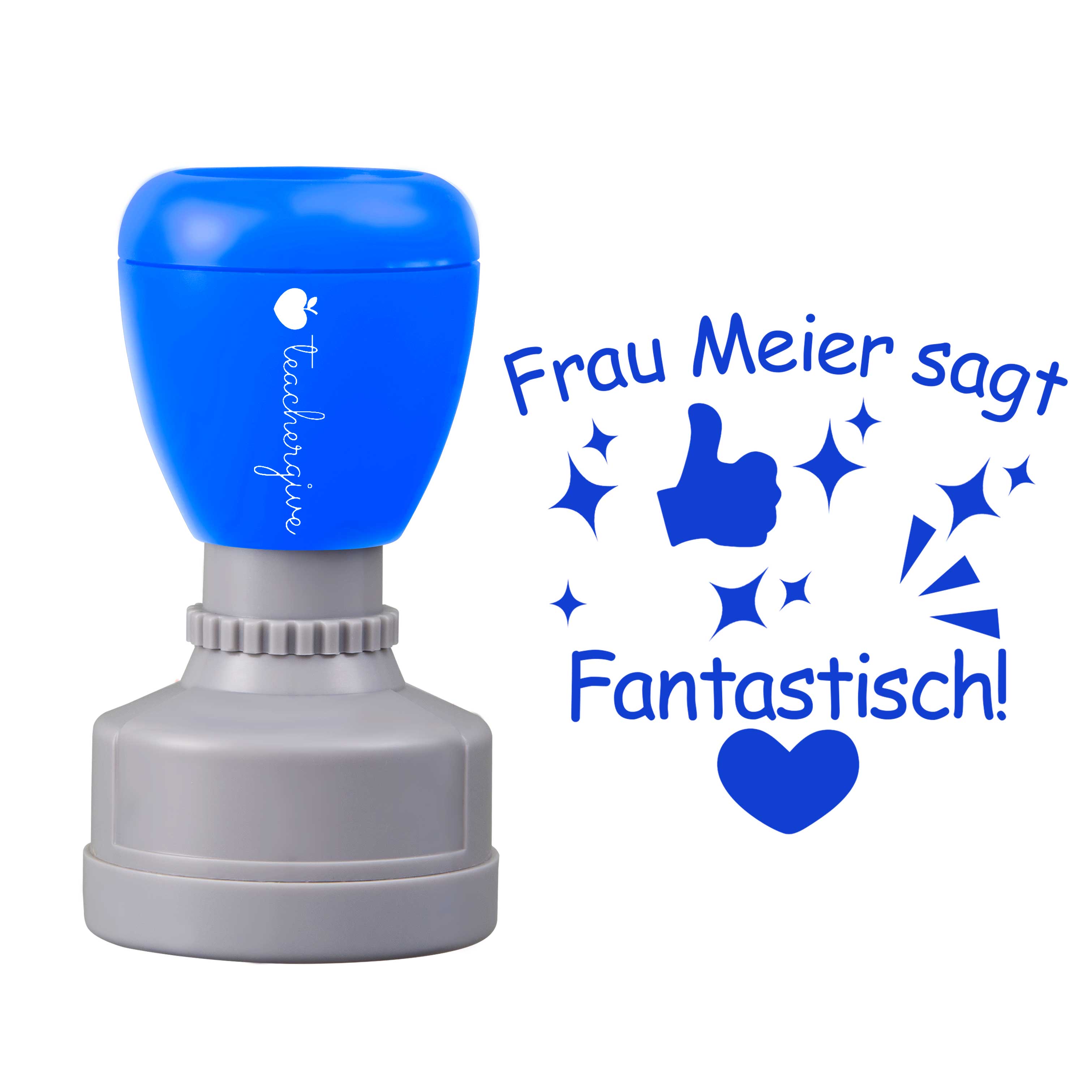 Personalisiert Die Lehrerin Sagt Fantastisch Lehrer Stempel