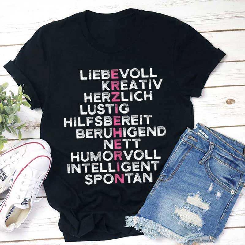 Das Ist Erzieherin Lehrer T-Shirt