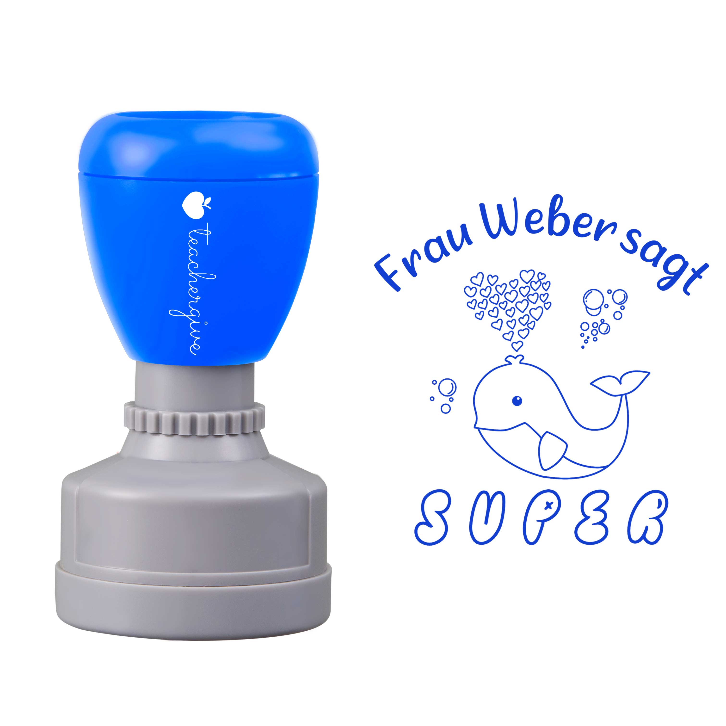 Personalisiert Super Lehrer Stempel