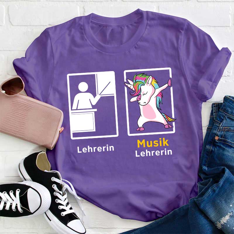 Musik Lehrerin Lehrer T-Shirt