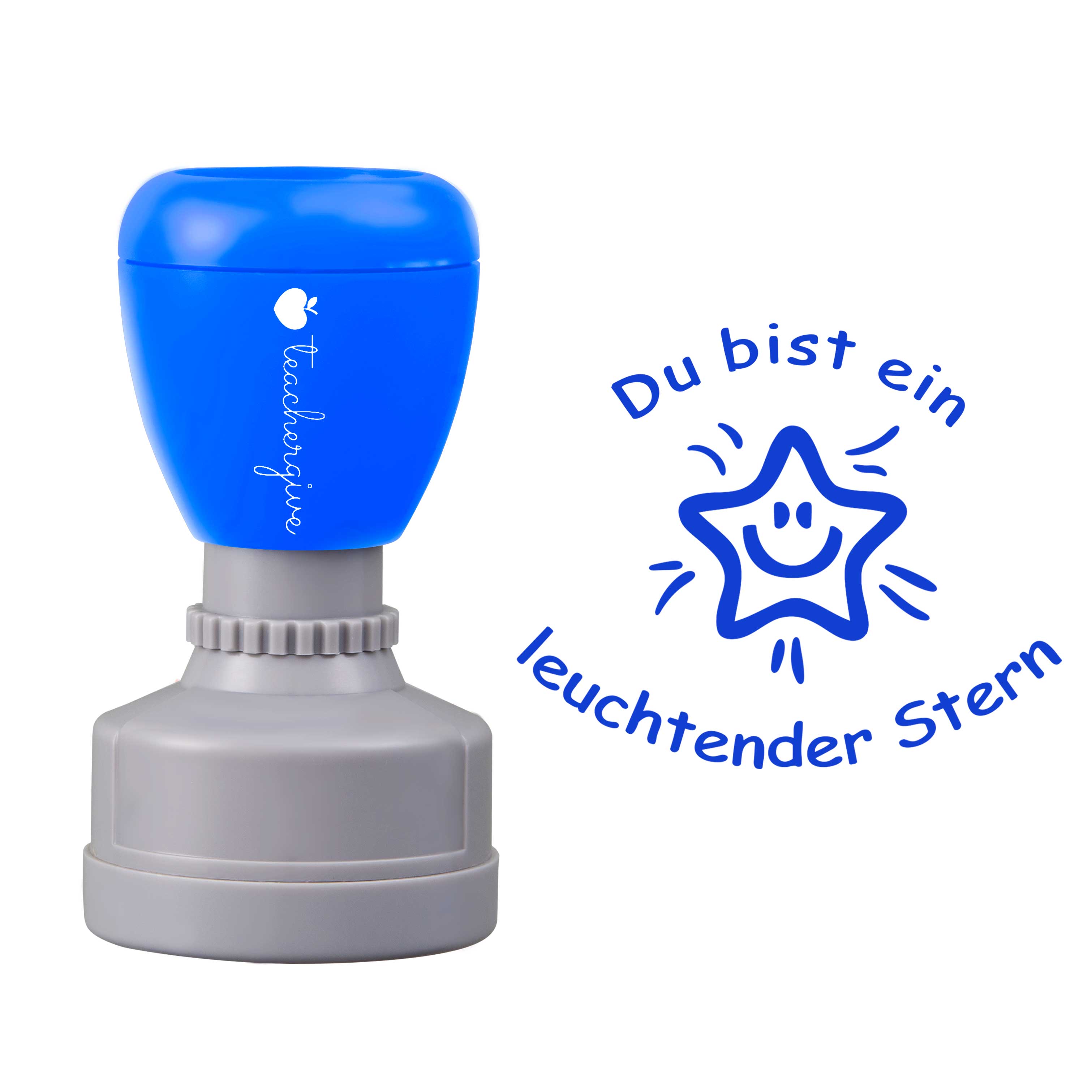 Du Bist Ein Leuchtender Stern Lehrer Stempel