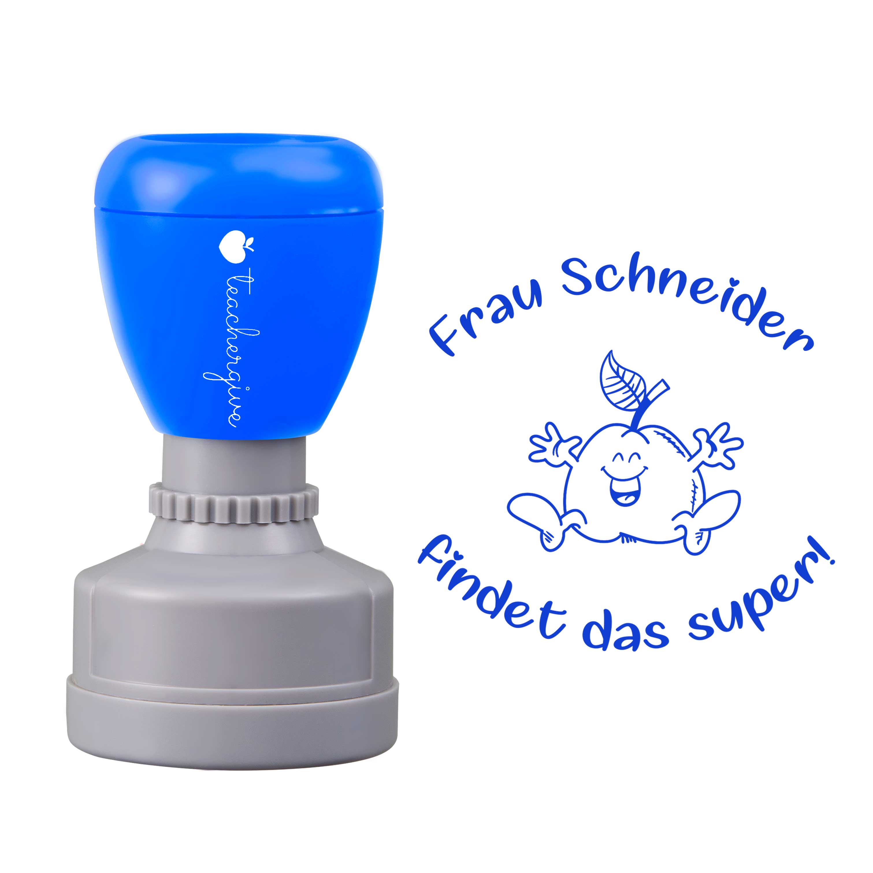 Personalisiert Findet Das Super Lehrer Stempel