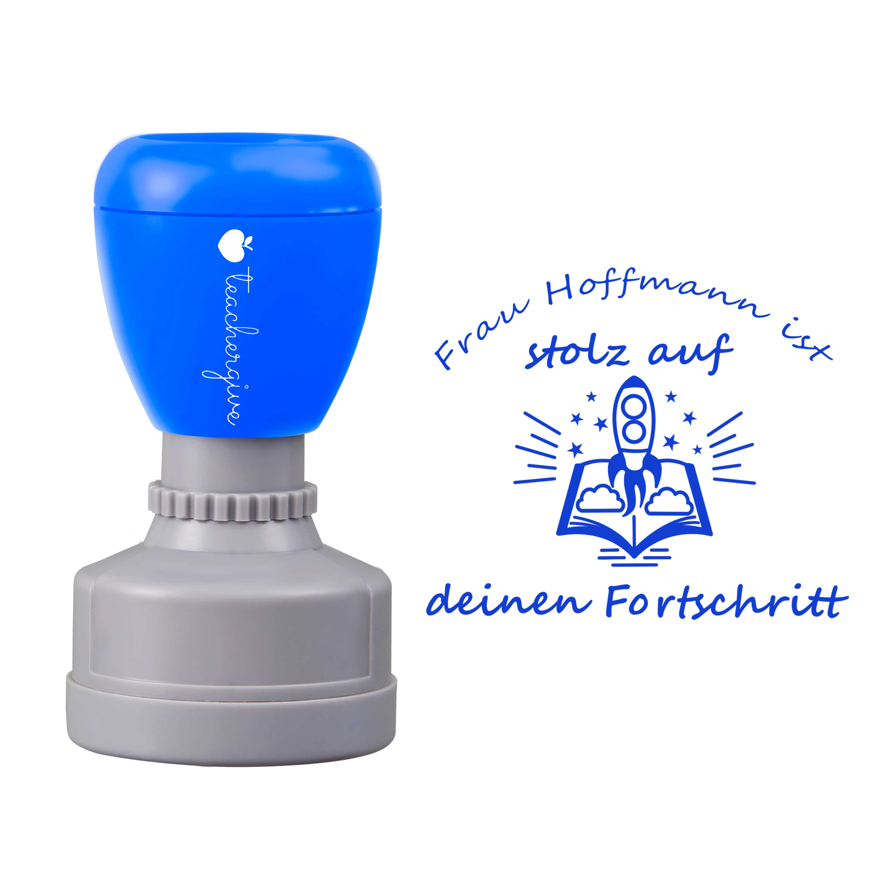 Personalisiert Ist Stolz Auf Deinen Fortschritt Lehrer Stempel