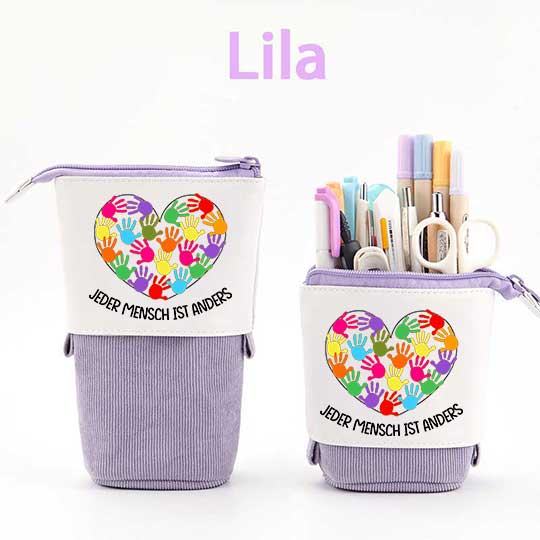 Jeder Mensch Ist Anders Federmäppchen Mäppchen