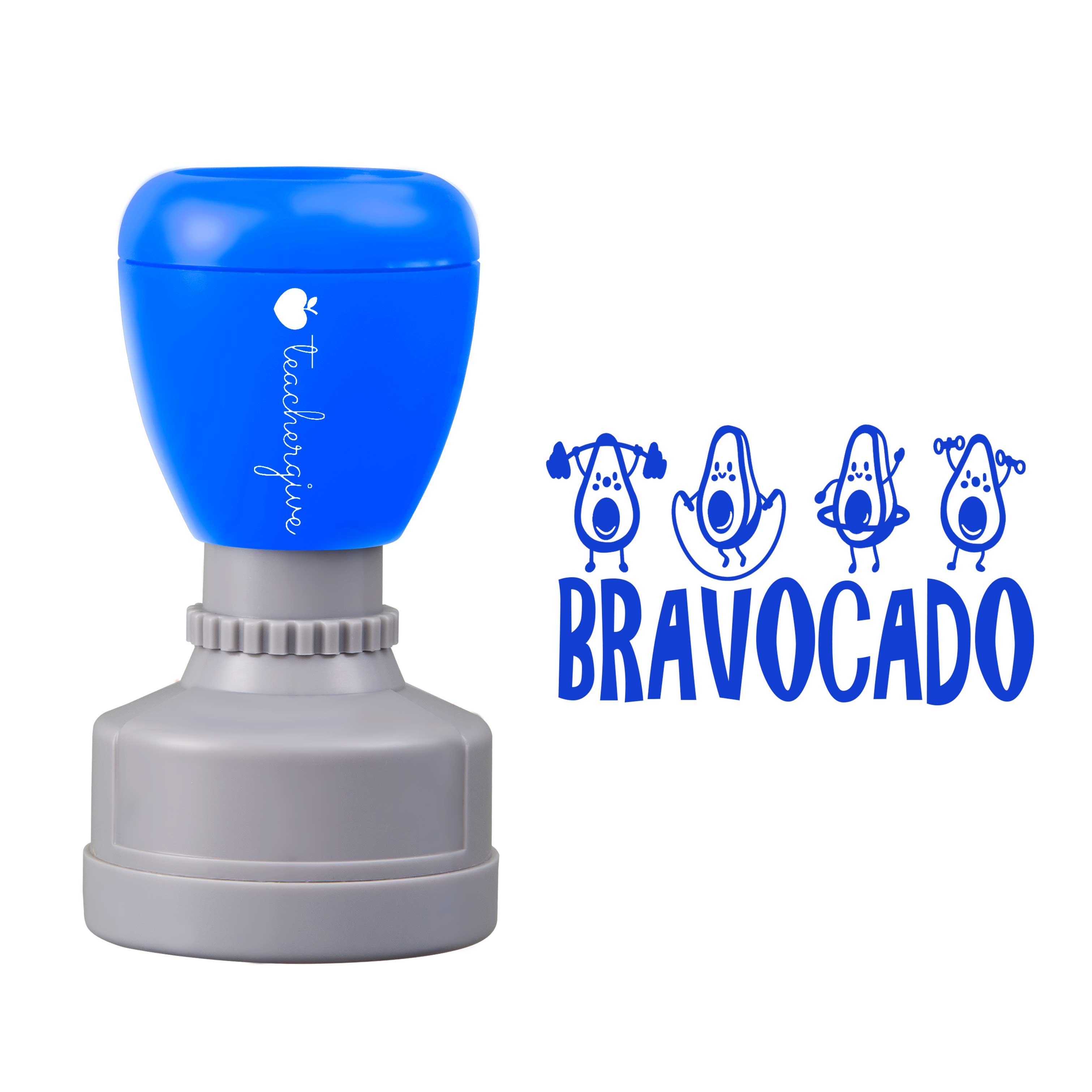 Bravo Bravocado Lehrer Stempel