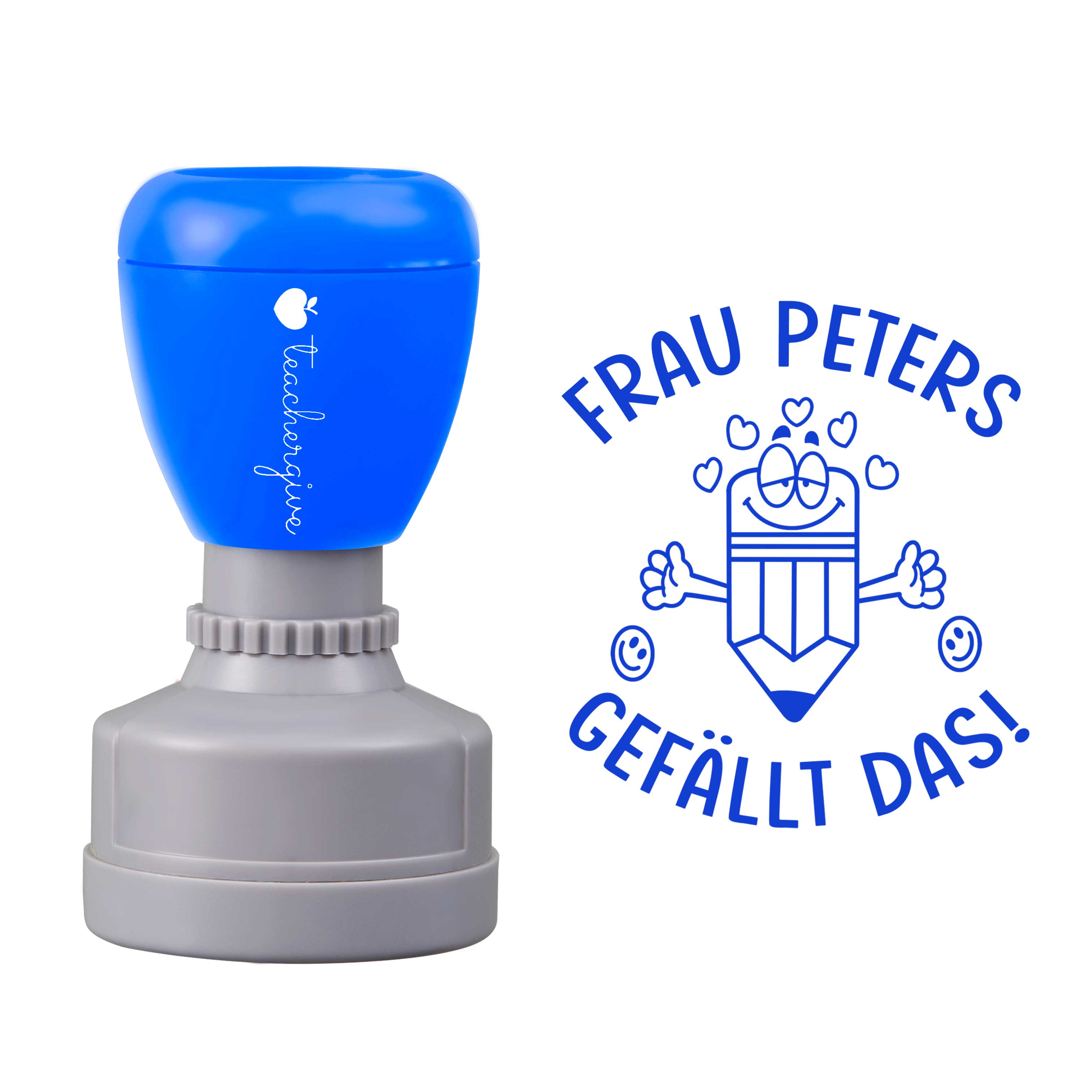 Personalisiert Gefällt Das Lehrer Stempel