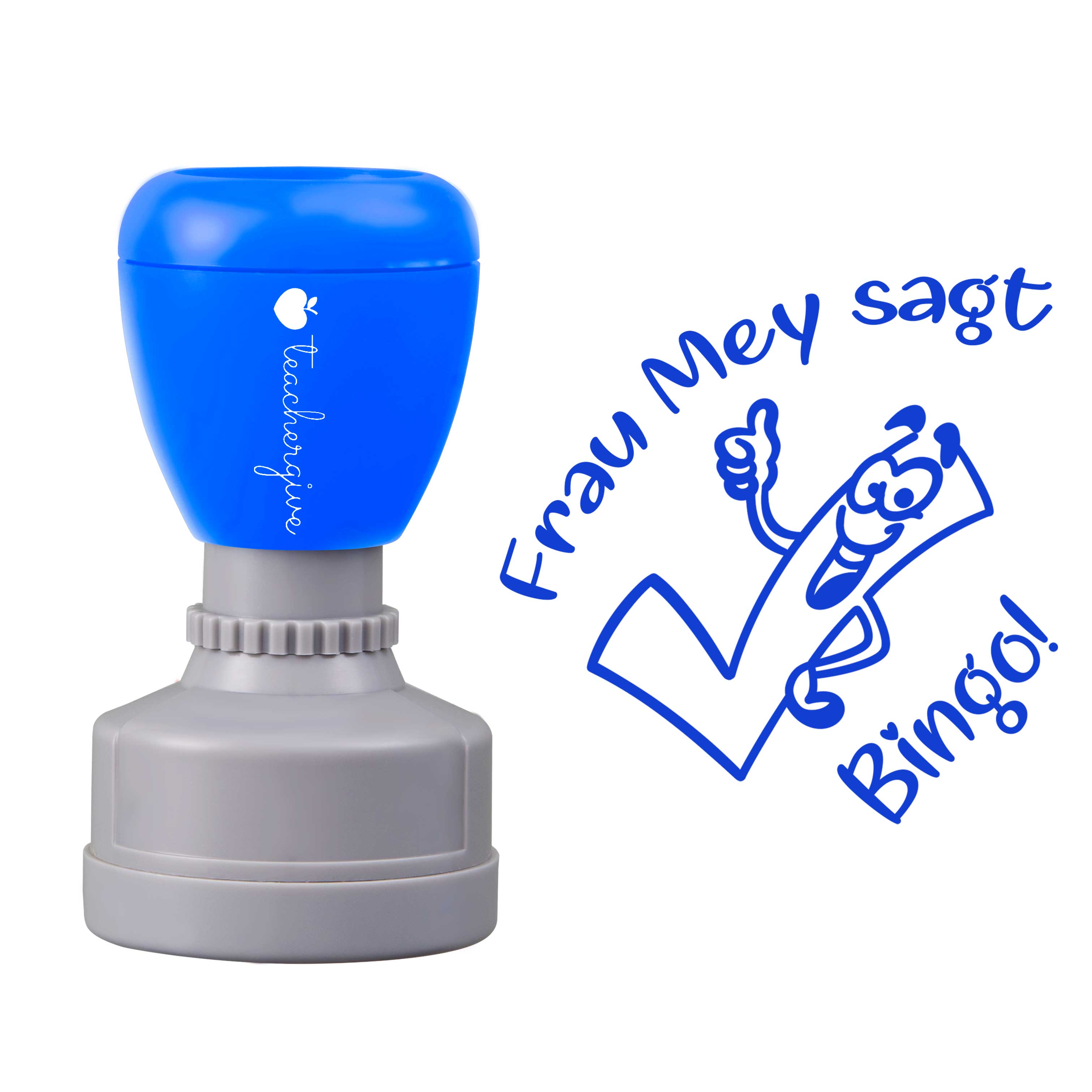 Personalisiert Sagt Bingo Lehrer Stempel