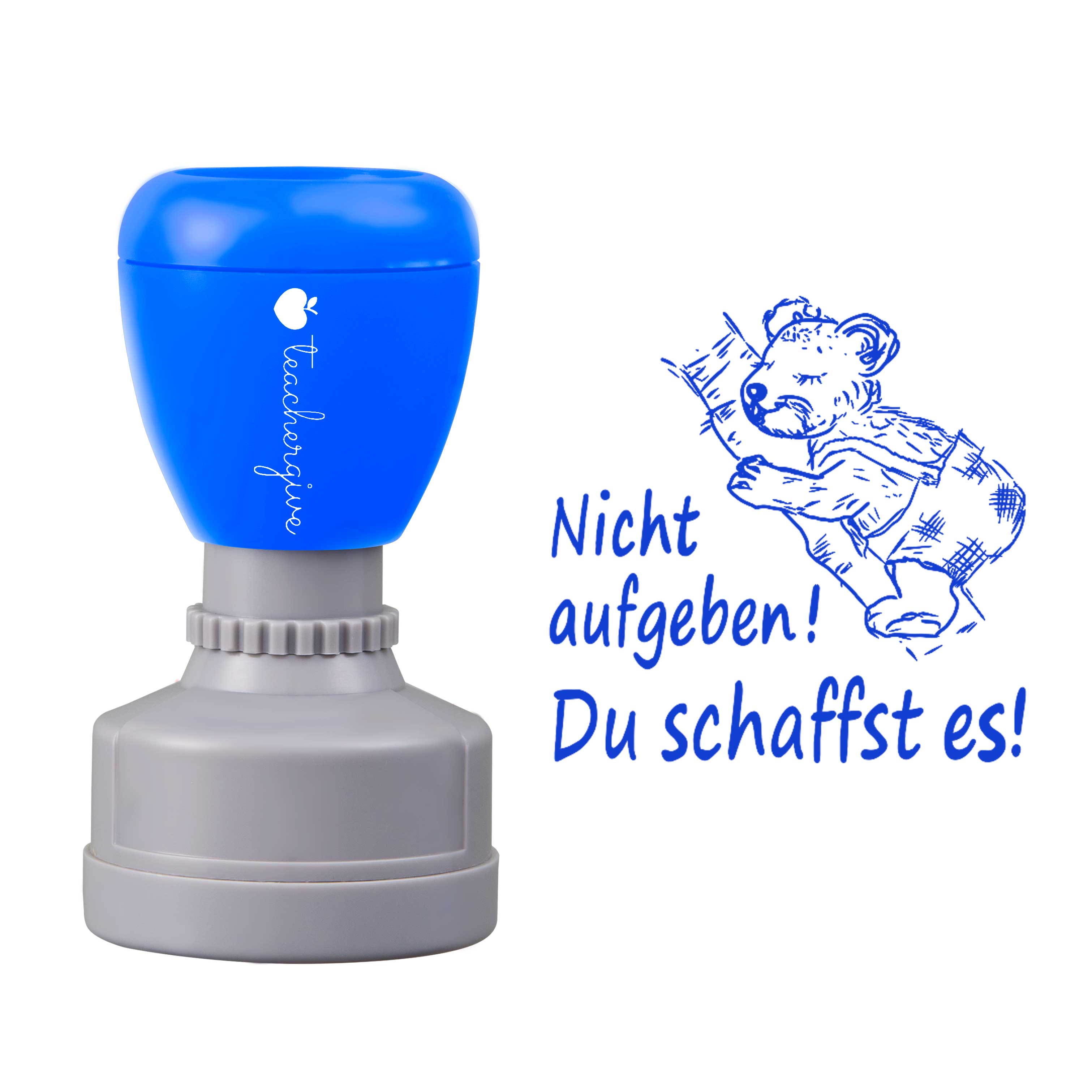 Nicht Aufgeben Du Schaffst Es Lehrer Stempel