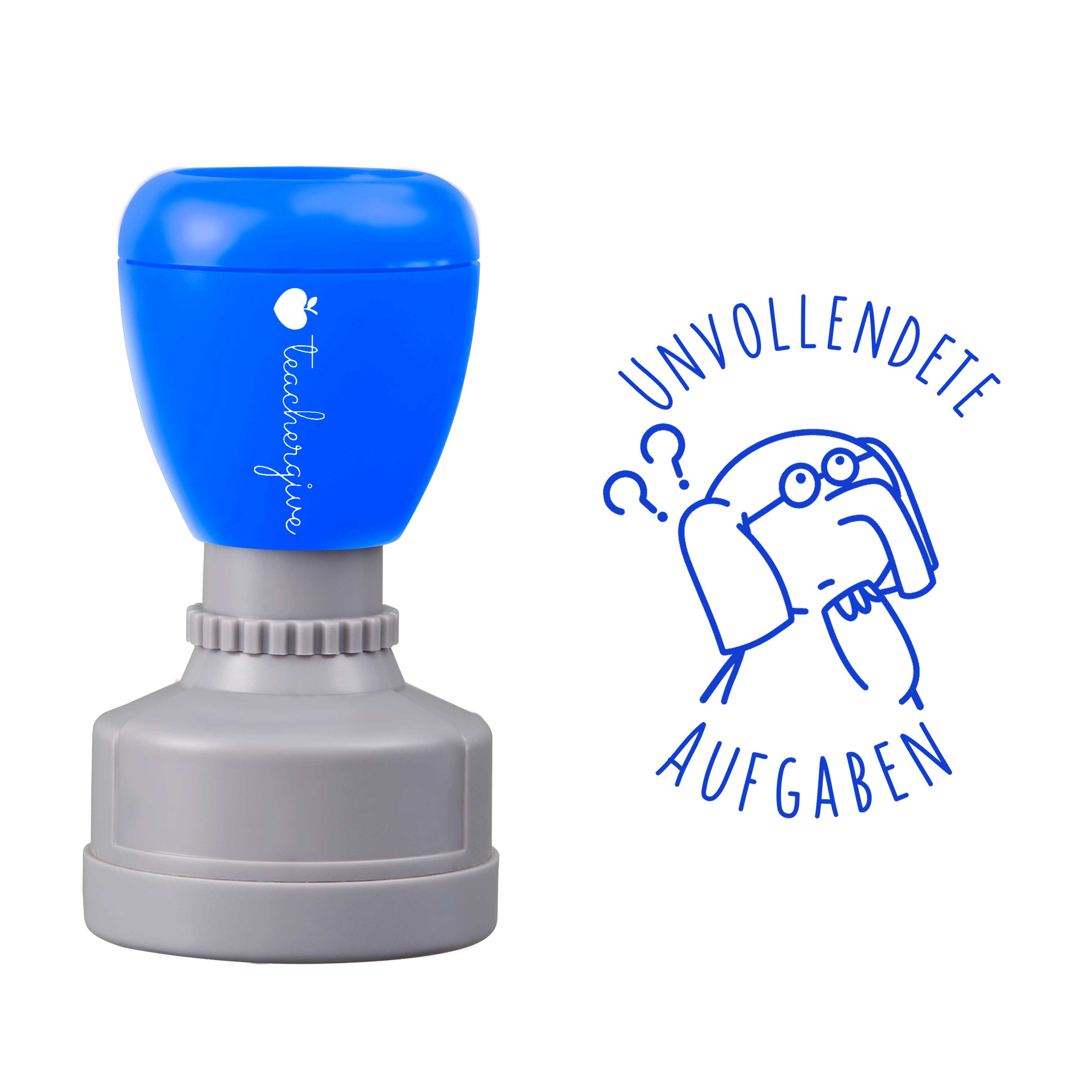 Unvollendete Aufgaben Stempel