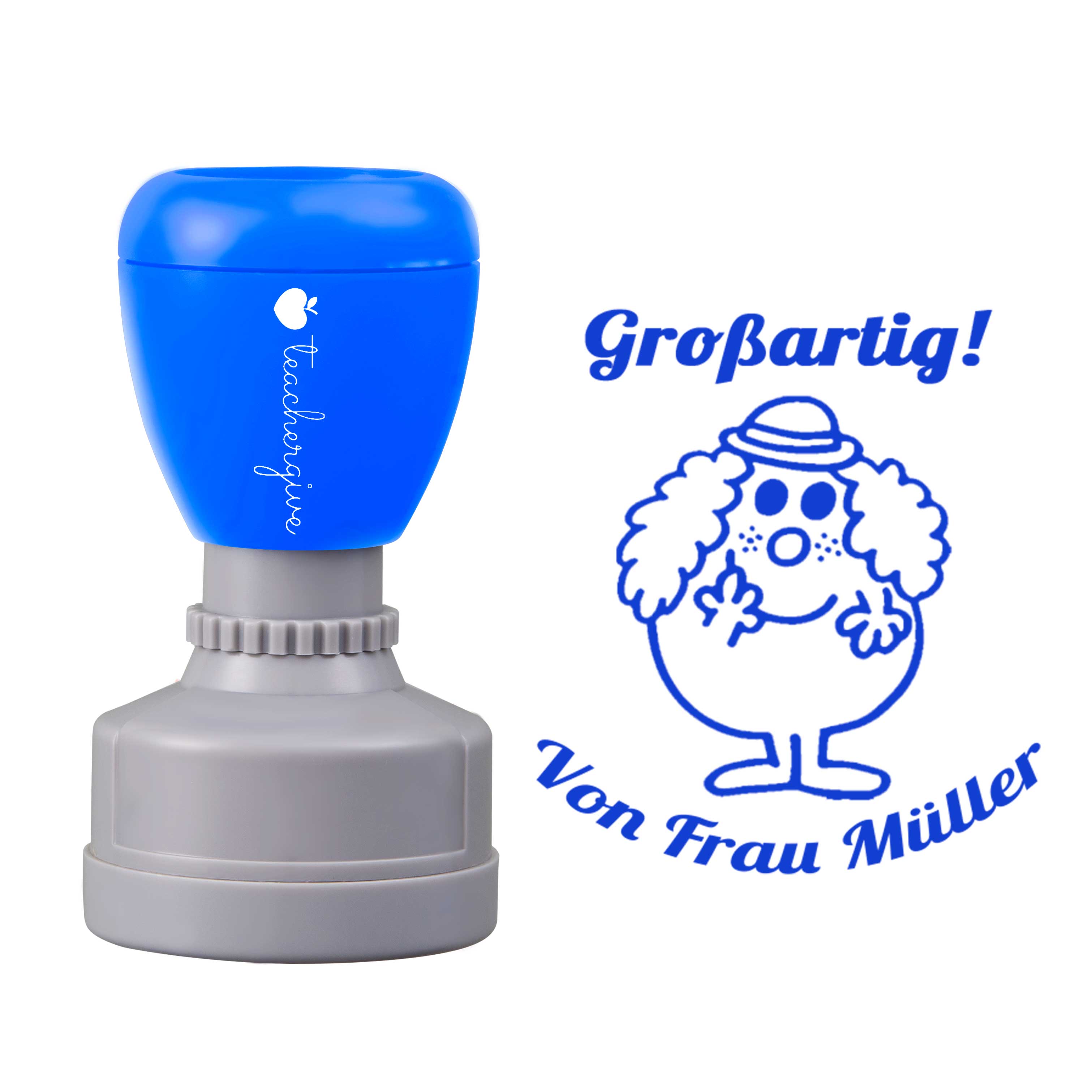 Personalisiert Name Großartig von Lehrer Stempel