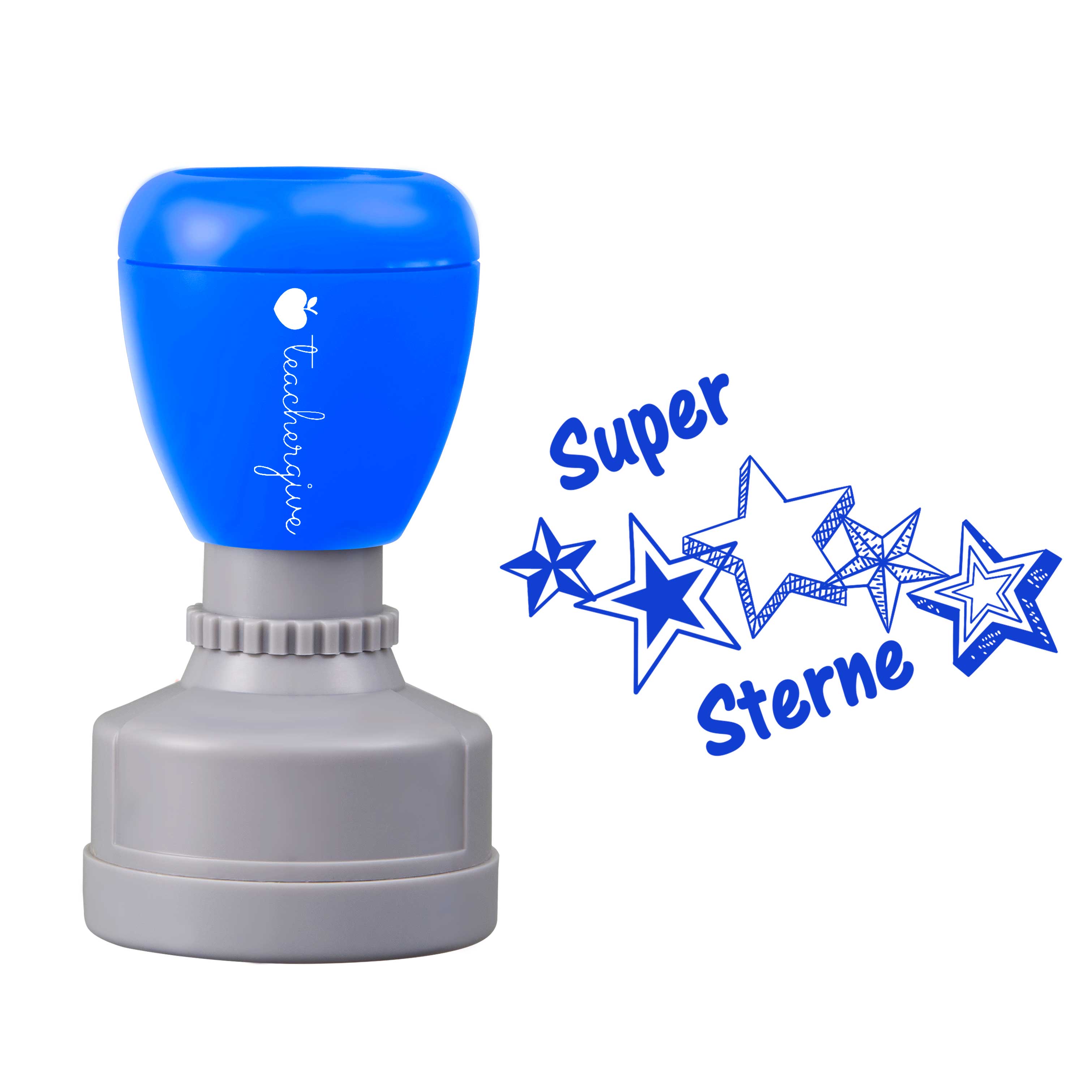 Super Sterne Lehrer Stempel