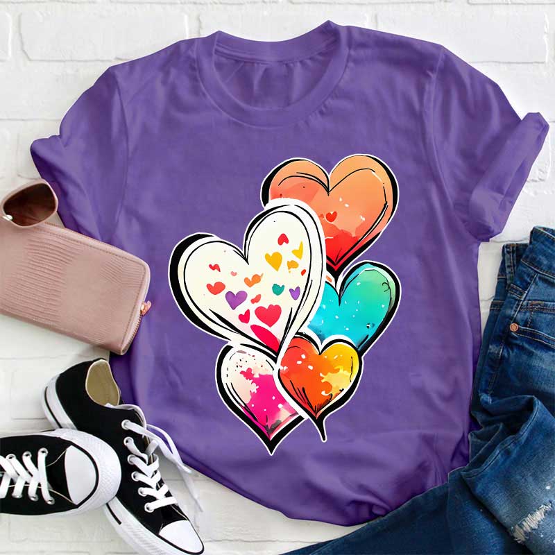 Liebe Ballons Lehrer T-Shirt
