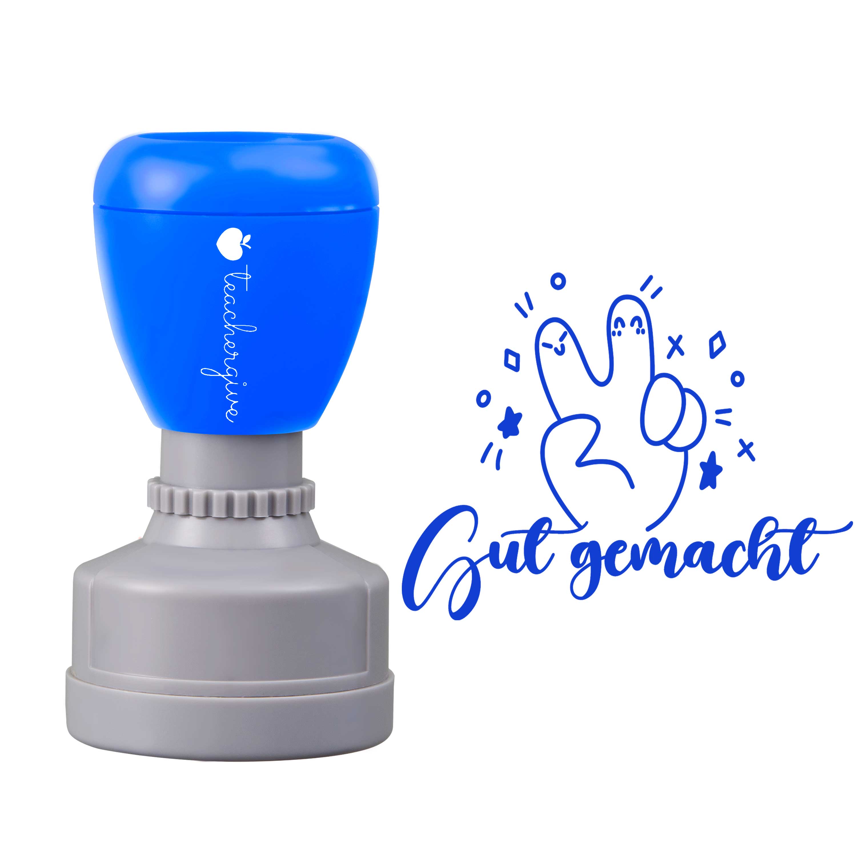 Sehr gut gemacht Lehrer Stempel