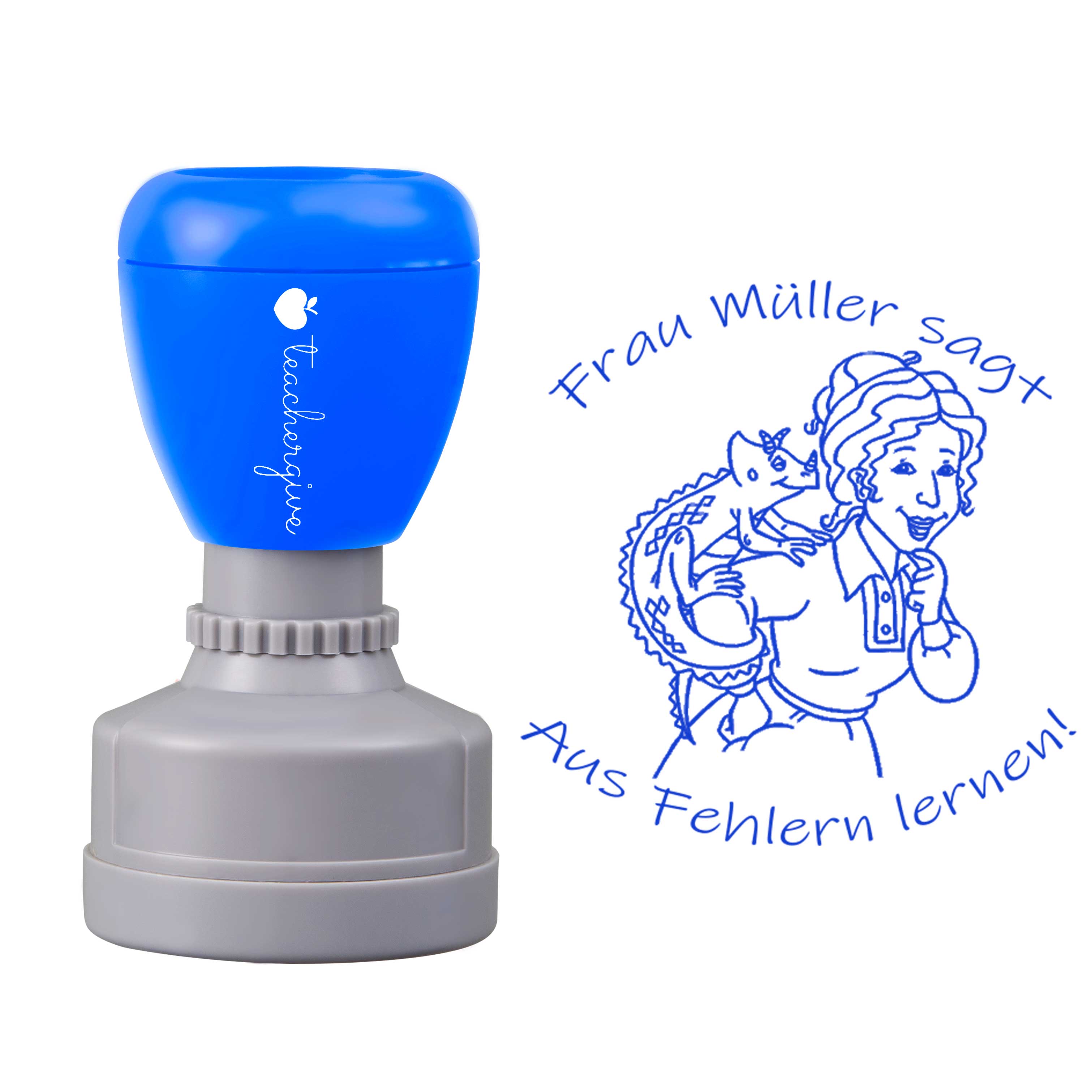 Personalisiert sagt aus Fehlern lernen Lehrer Stempel