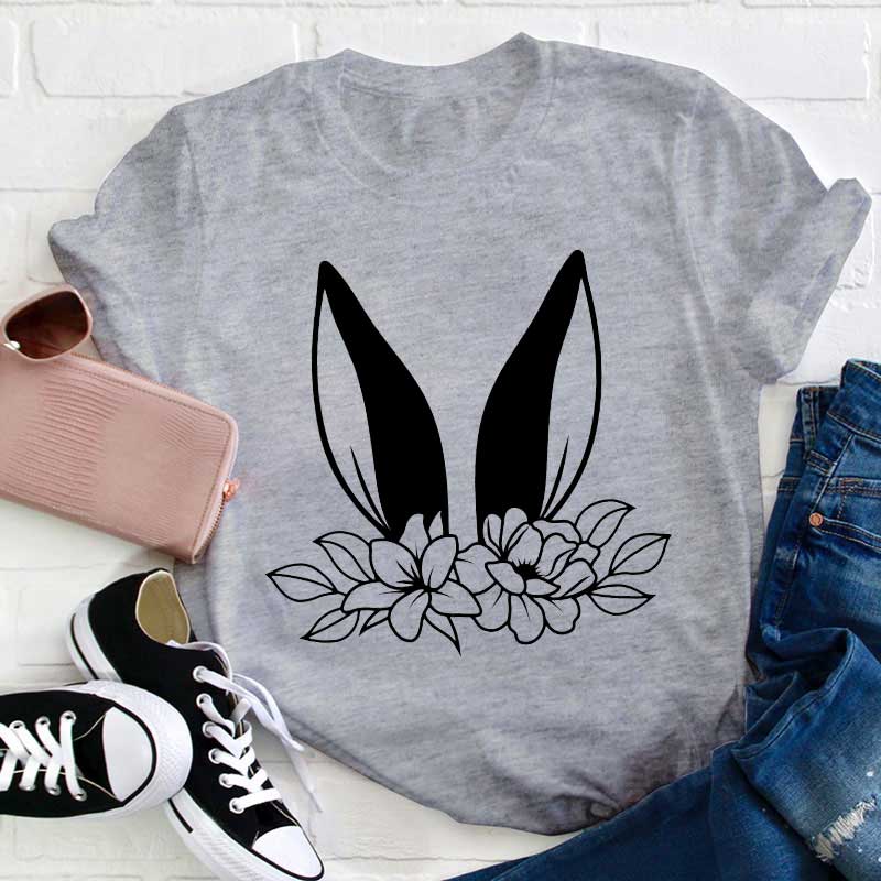 Osterhase Ohren Lehrer T-Shirt