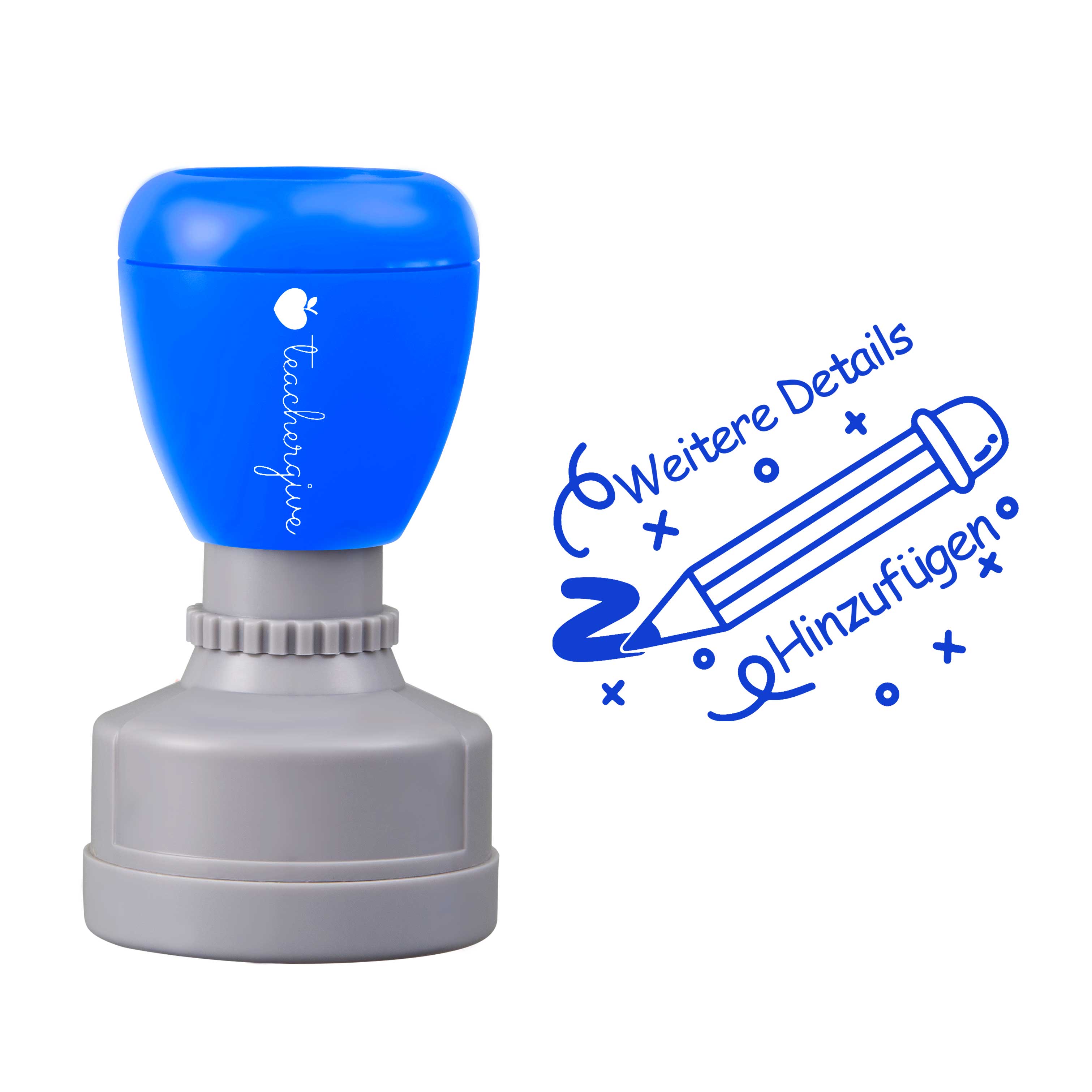 Weitere Details Hinzufügen Lehrer Stempel