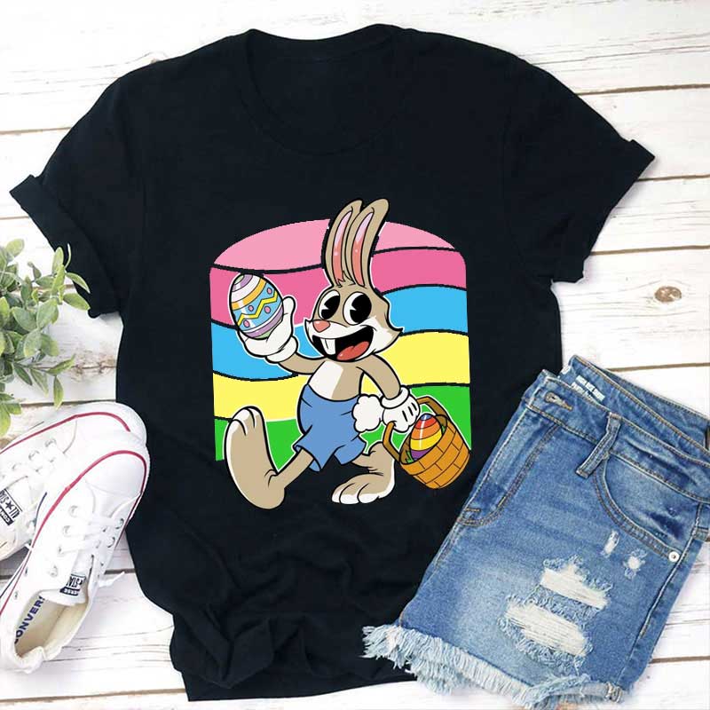 Ostern Hase Ei Lehrer T-Shirt