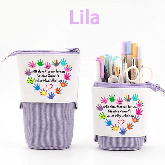 Mit dem Herzen lernen für eine Zukunft voller Möglichkeiten Federmäppchen Mäppchen