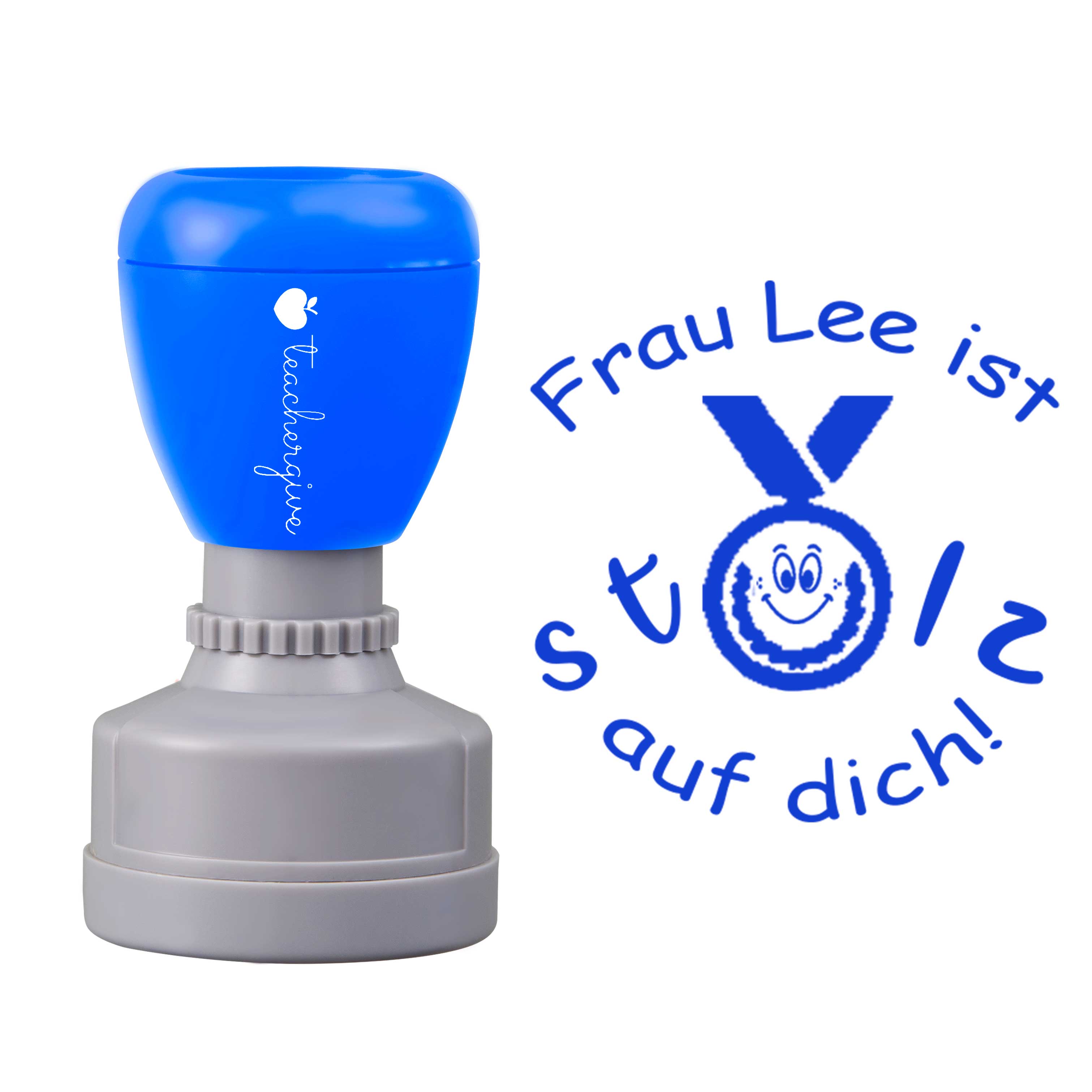 Personalisiert Stolz Auf Dich Lehrer Stempel