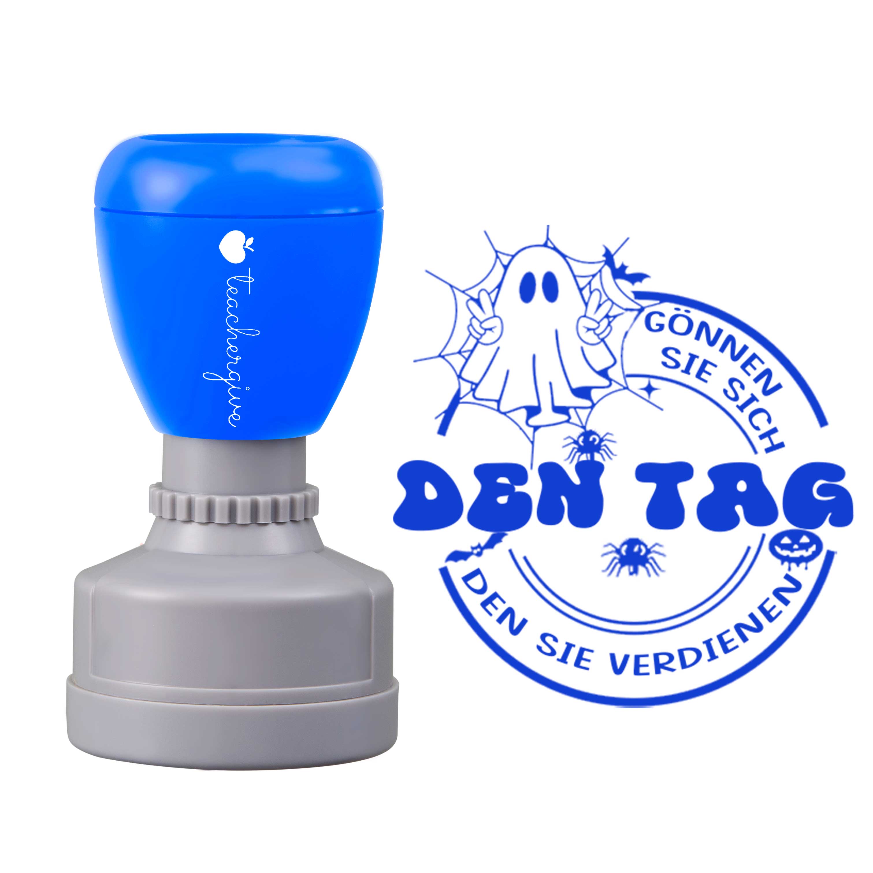 Gönnen Sie Sich Den Tag, Den Sie Verdienen Lehrer Stempel