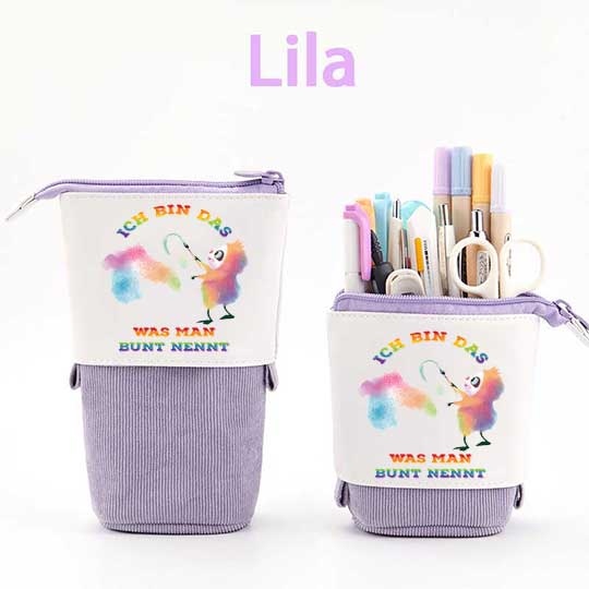 Ich bin das was man bunt nennt Federmäppchen Mäppchen