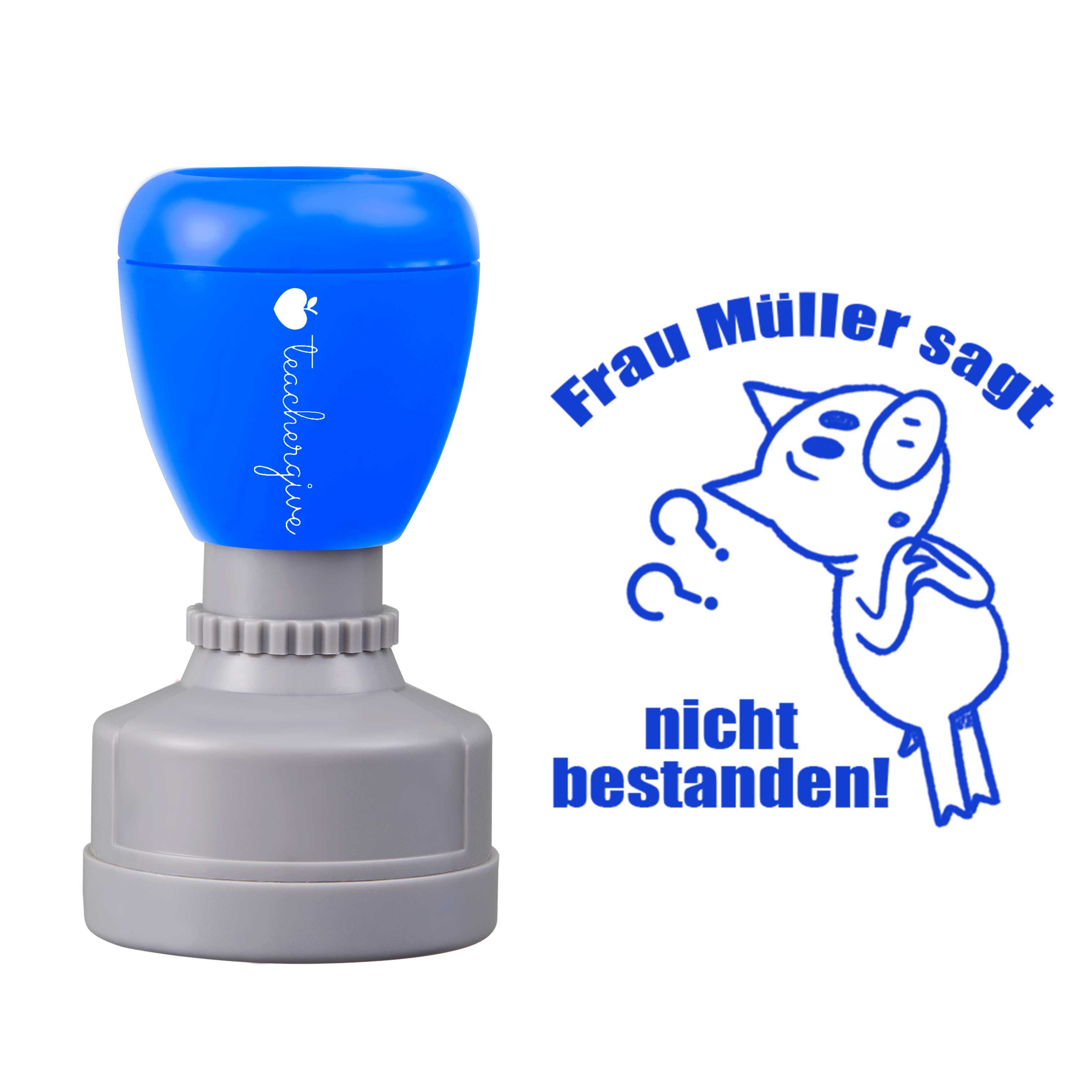 Personalisiert Name Sagt Nicht Bestanden Lehrer Stempel