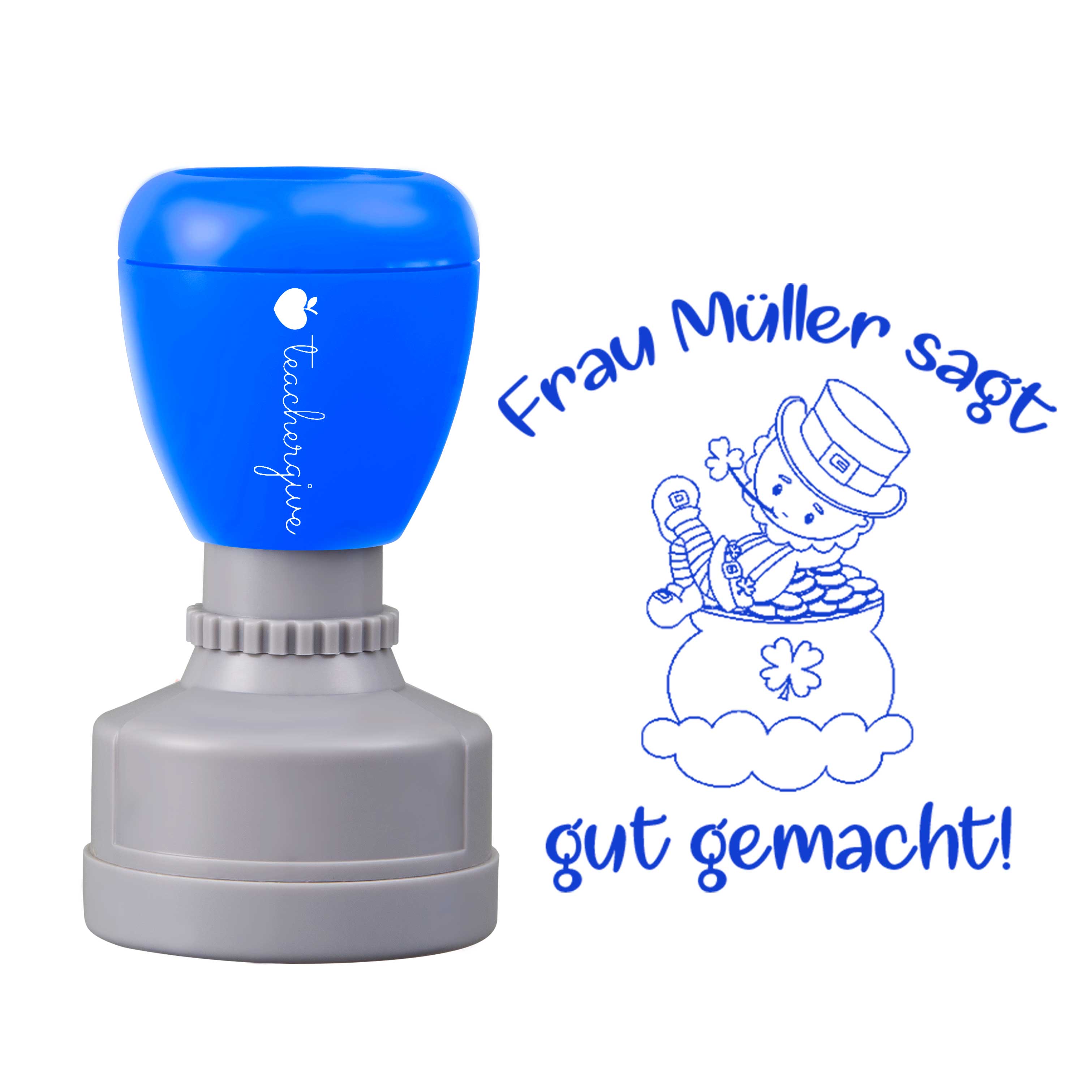 Personalisiert sagt gut gemacht Lehrer Stempel