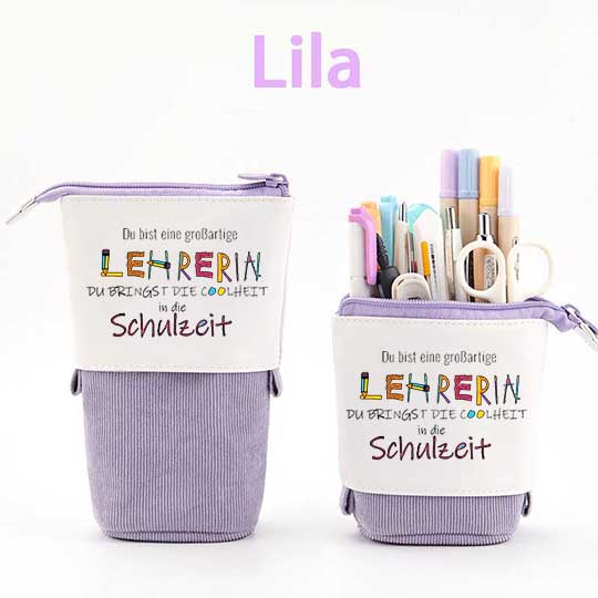 Du bist eine großartige Lehrerin Federmäppchen Mäppchen