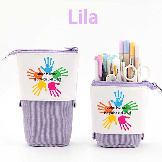 Jeder Mensch Ist Gleich Viel Wert  Federmäppchen Mäppchen