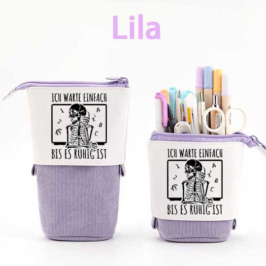 Ich warte einfach bis es ruhig ist Federmäppchen Mäppchen