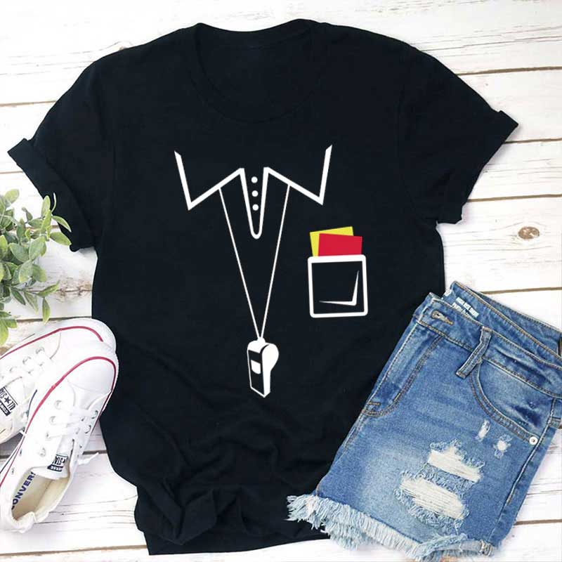 Schiedsrichter Fußball Spiel Lehrer T-Shirt