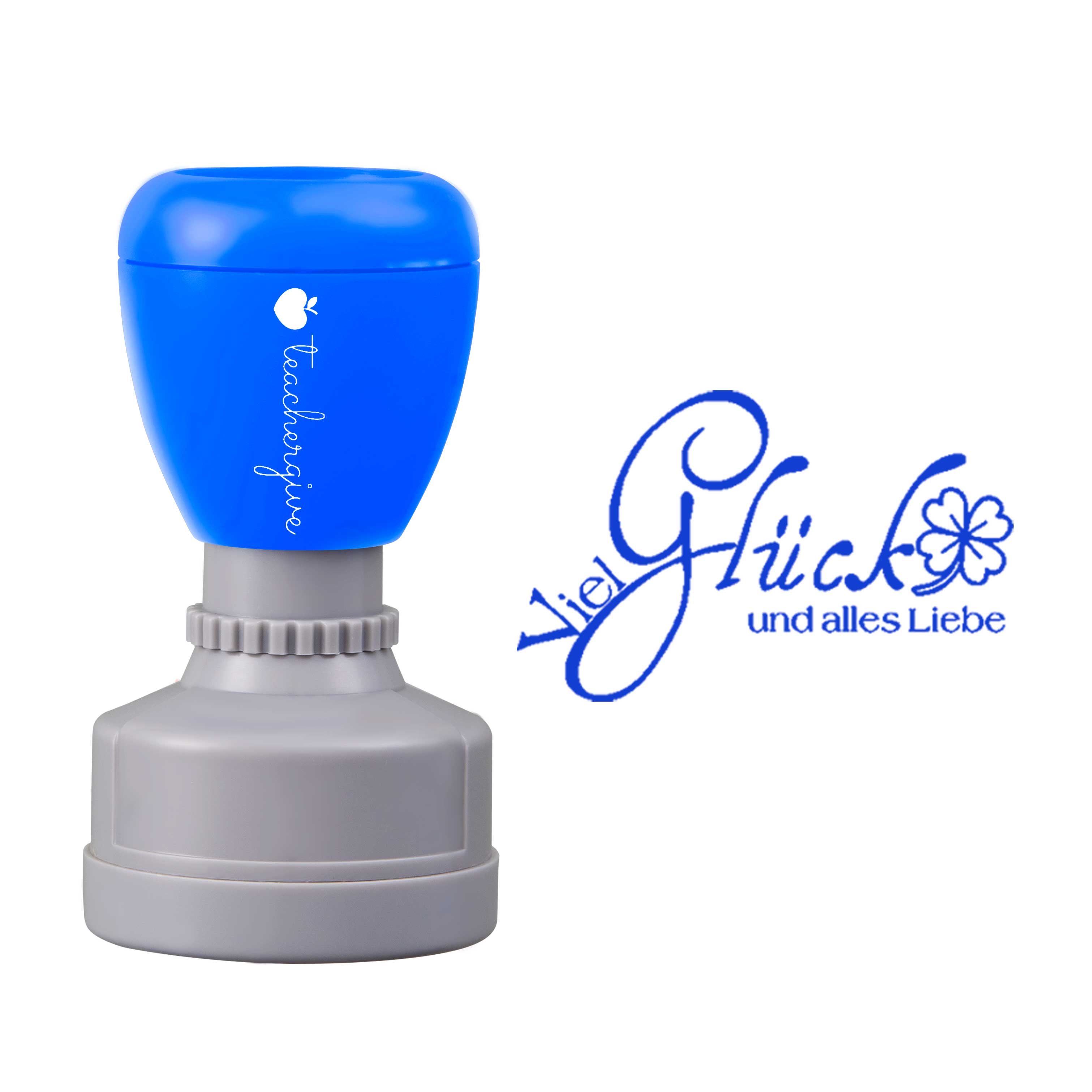 Viel Glück Und Alles Liebe Lehrer Stempel